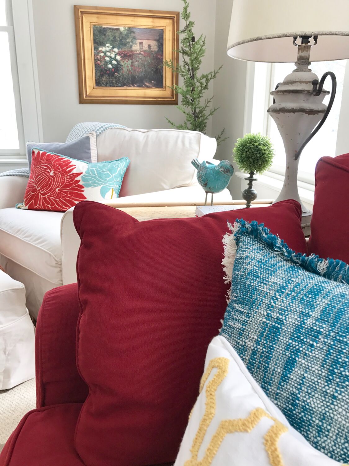 14 Ideas to Style your Home For Spring: Family Room Refresh
