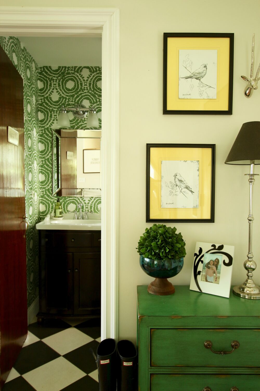 Wallpapering a Powder Room: Small on Space, Big on Style