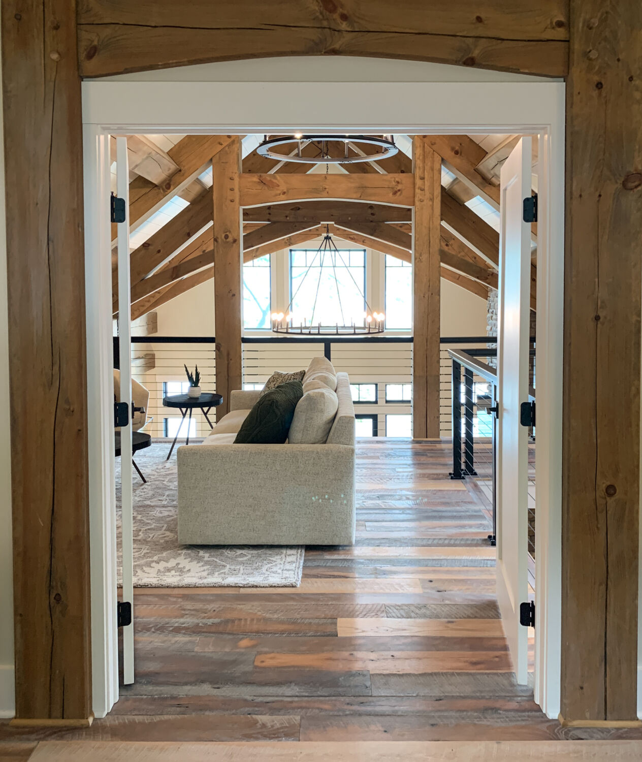 Timber Frame Lake House - Meme Hill Studio - Interior Designer/Blogger ...